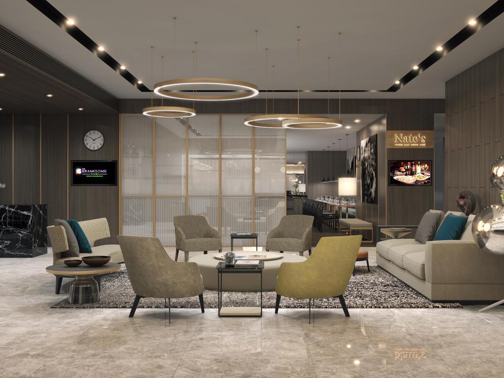 The Branksome Hotel & Residences Sidney Quarto foto The lobby of the hotel